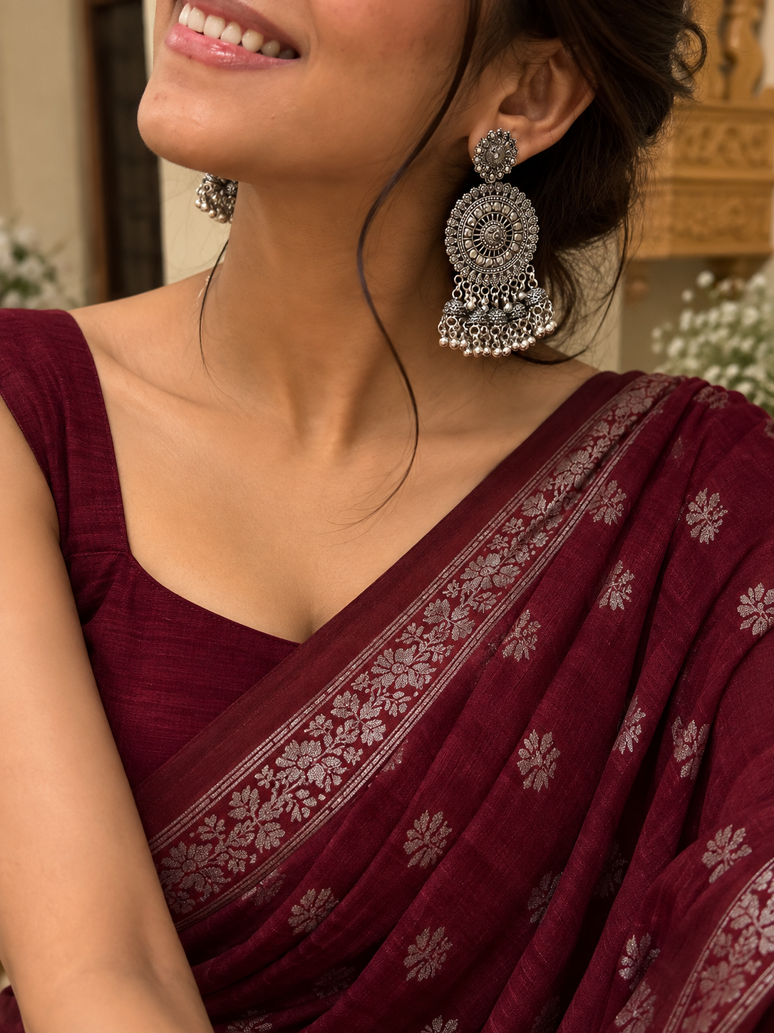 Chandbali Bell Jhumkas, earrings